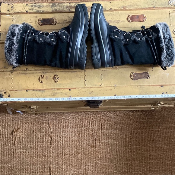 KHOMBU THERMOLITE WARM FAUX FUR LINED TALL LACE UP BOOTS WATERPROOF SNOW BOOTS 8 - Picture 13 of 16